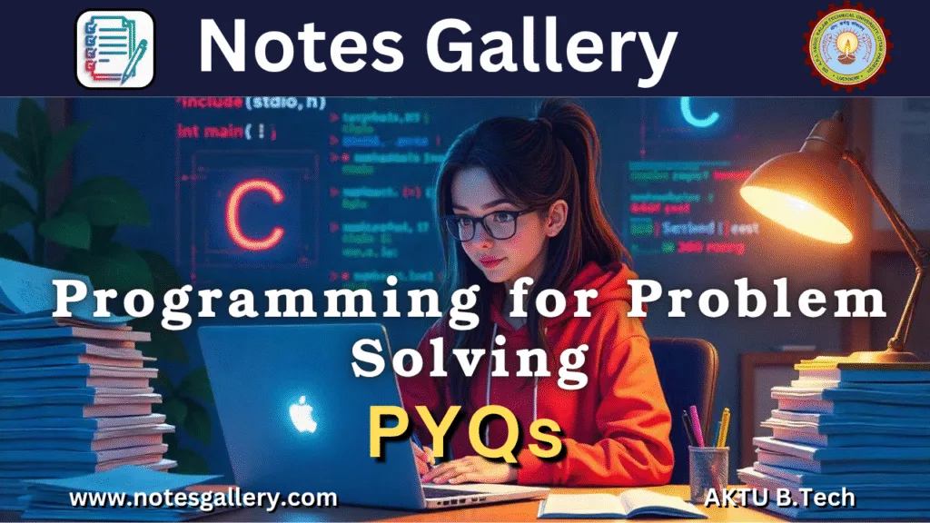 1ST YEAR  AKTU PYQS (PPS)