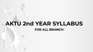 aktu 2nd year syllabus