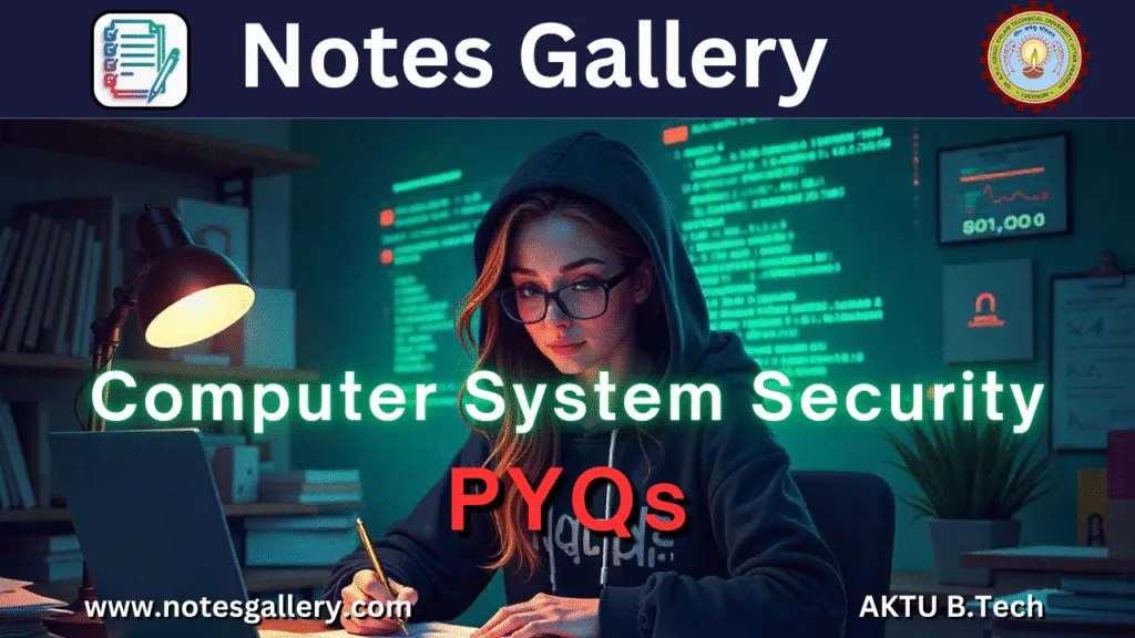 2nd YEAR  AKTU PYQS (CSS)