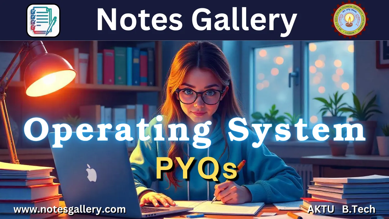 CS 2ND YEAR PYQS (OPERATING SYSTEM) 1 Operating System