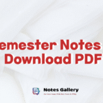 6th Semester Notes AKTU - Download PDF