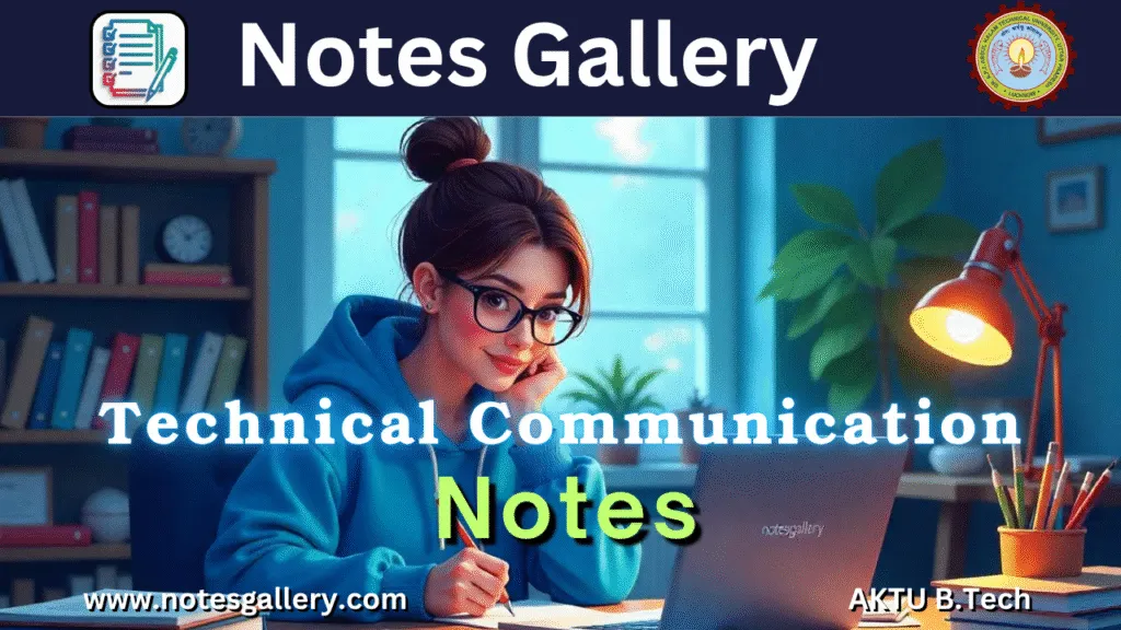 Technical Communication AKTU Notes 2025 – Download PDF