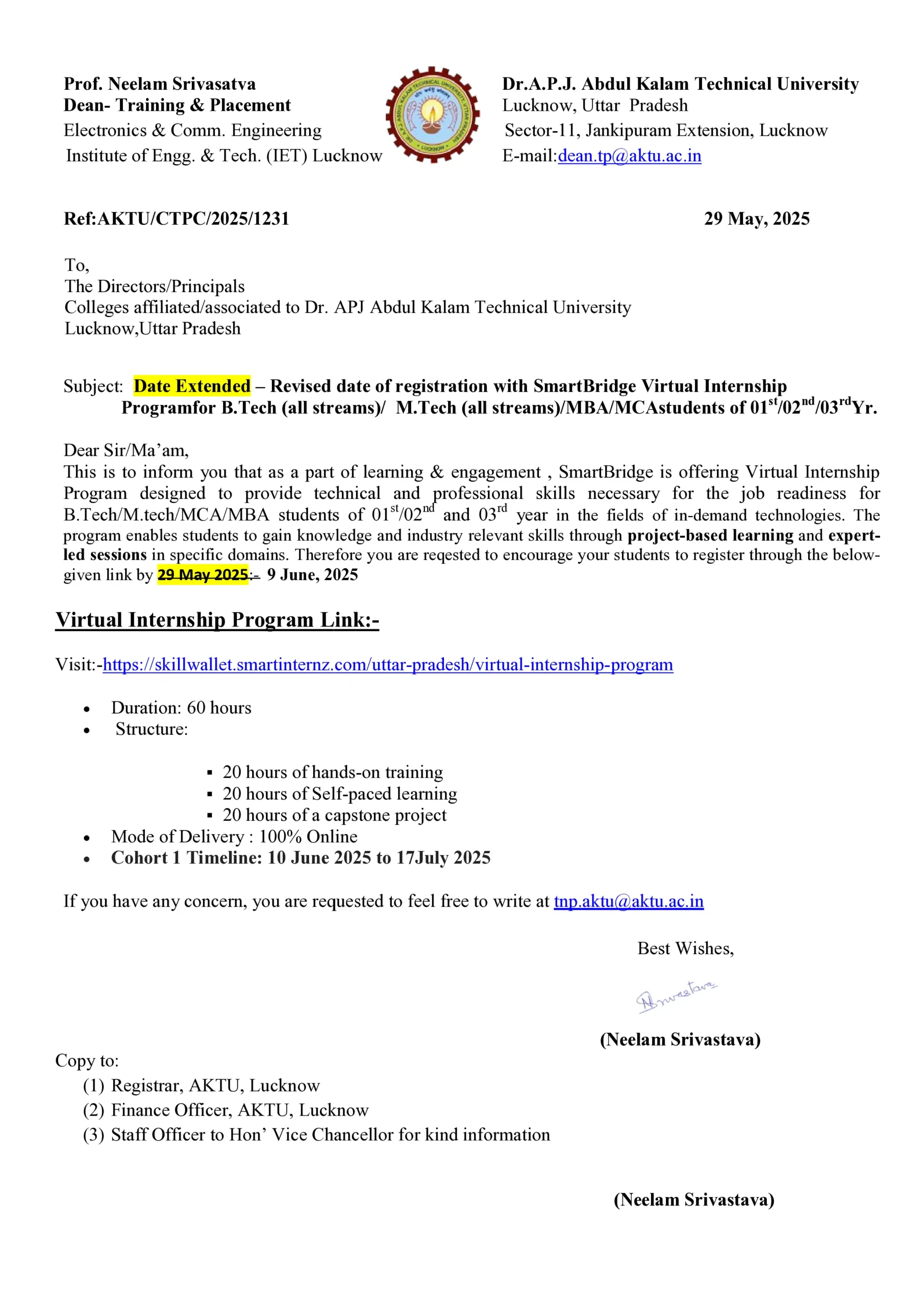 SmartBridge Virtual Internship Program 2025
