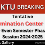 Regarding Tentative Examination Center List