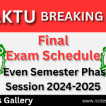 AKTU Releases Final Exam Schedule for Even Sem