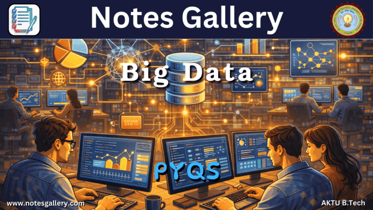 3RD YEAR AKTU PYQs (Big Data)