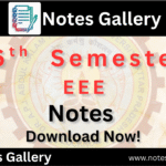 EEE 6th Semester Notes