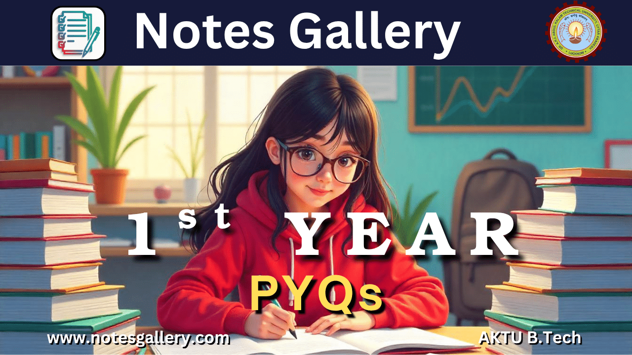 1ST year pyqs