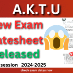 AKTU Rescheduled Exam July 2025