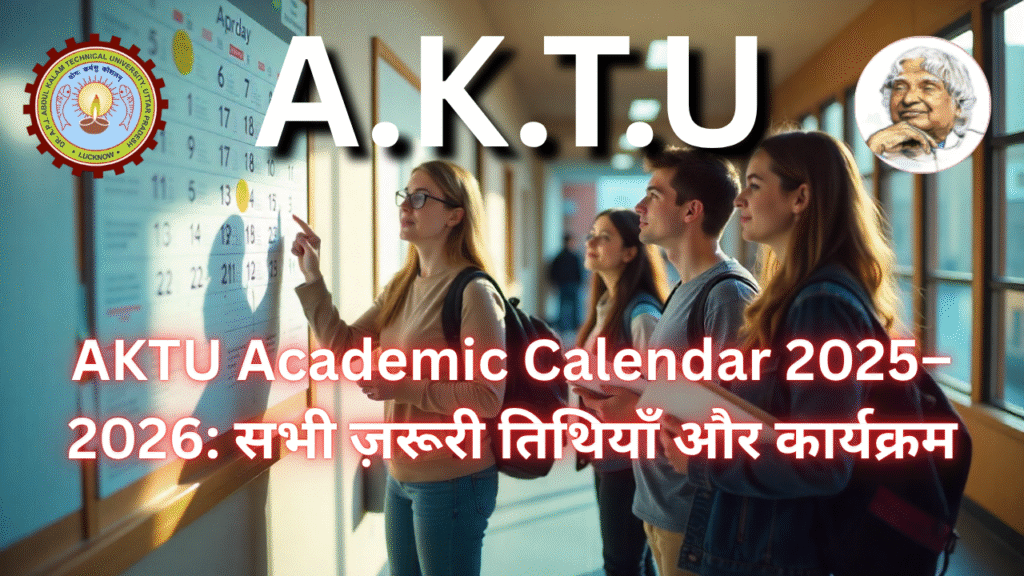 AKTU Academic Calendar 2025–2026