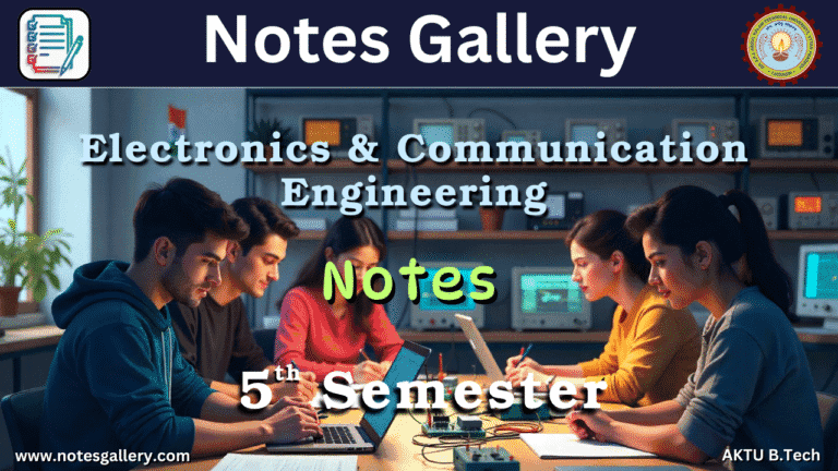 ECE 5th Semester Notes AKTU