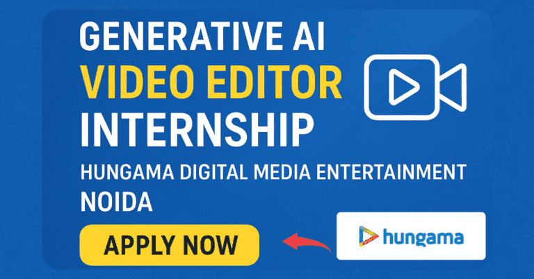 Generative AI Video Editor Internship