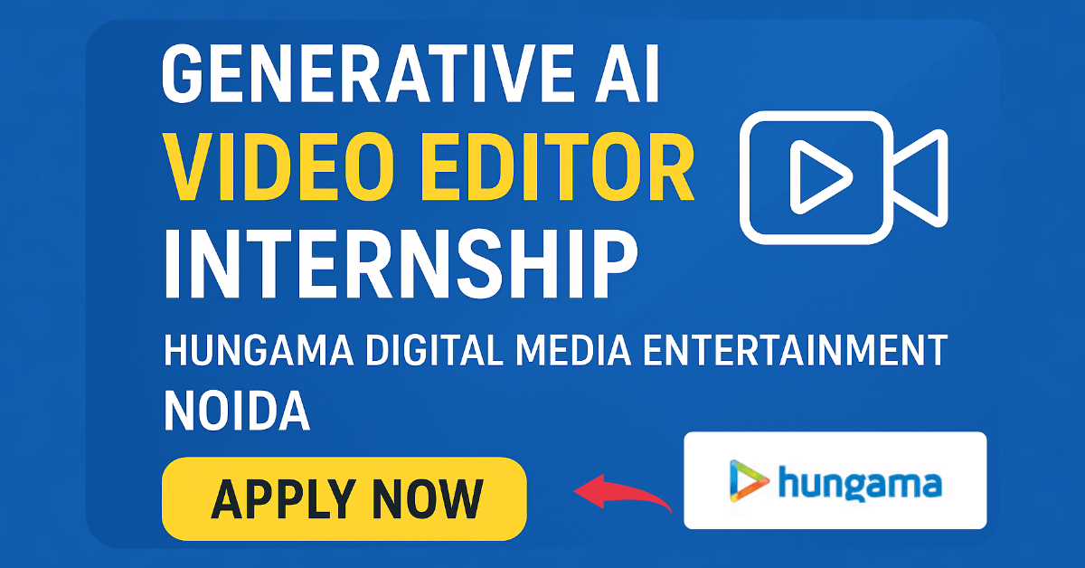 Generative AI Video Editor Internship