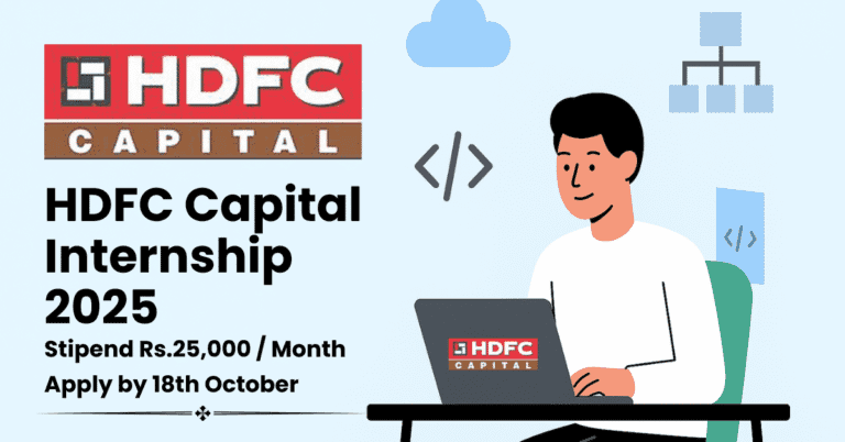 HDFC Capital Internship 2025