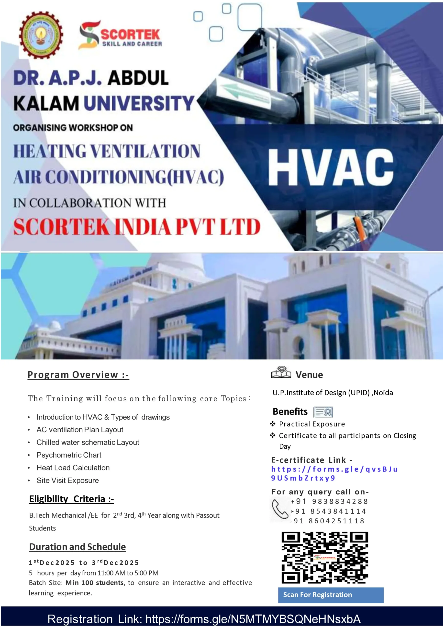 AKTU 3 Days Workshop 2025