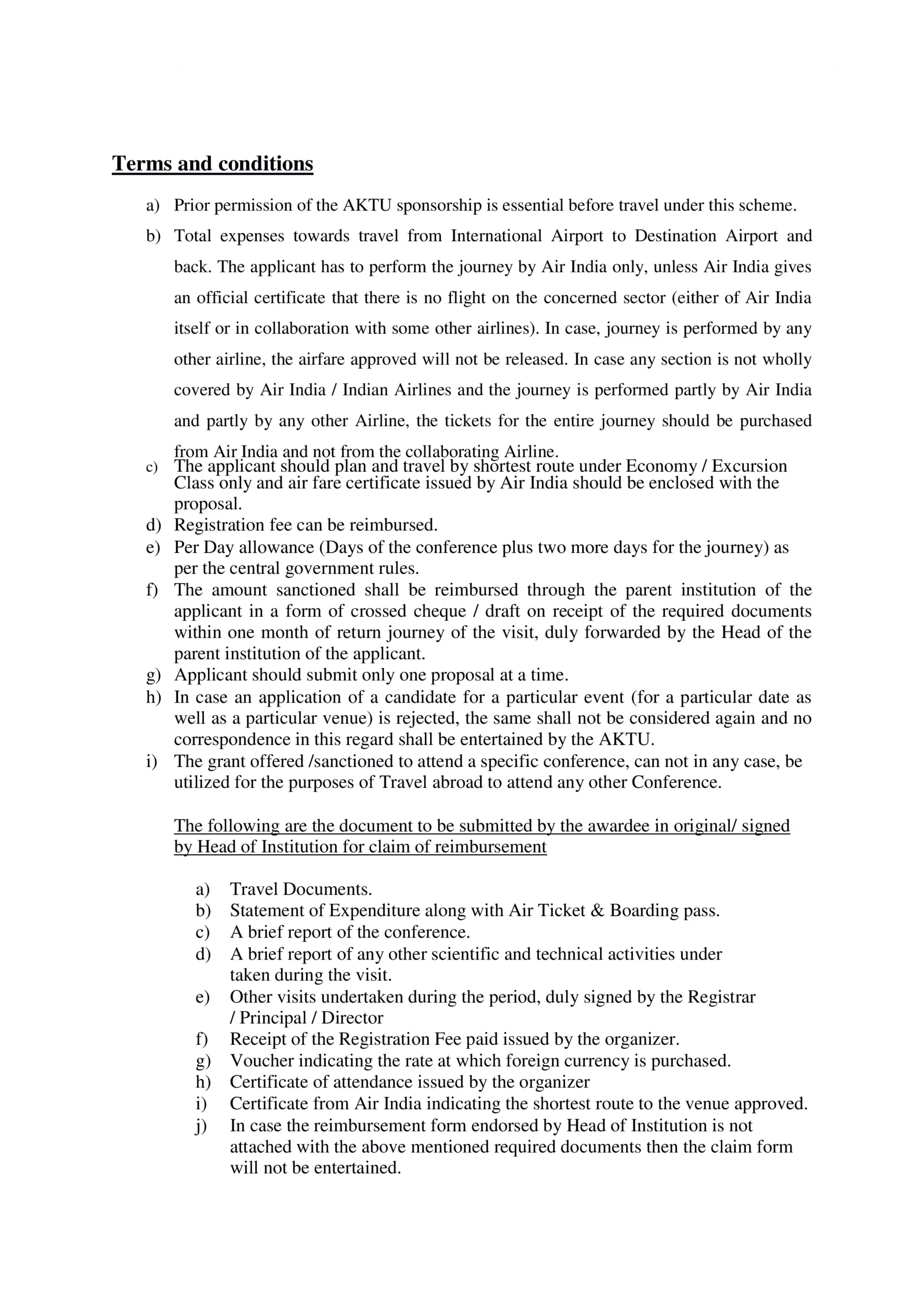 AKTU Visvesvaraya Research Promotion Scheme