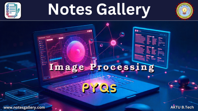 CS 3rd Year AKTU PYQS (Image Processing)