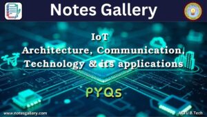 ECE 3rd Year AKTU PYQS (IOT)