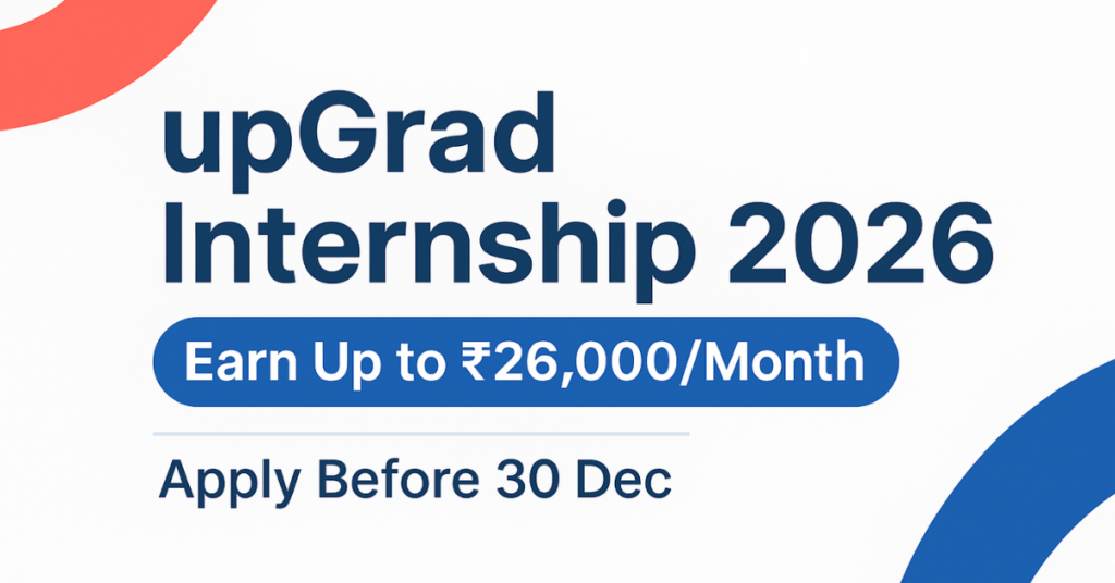 UpGrad Internship