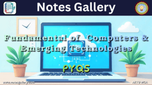 Fundamental of Computers &Emerging Technologies