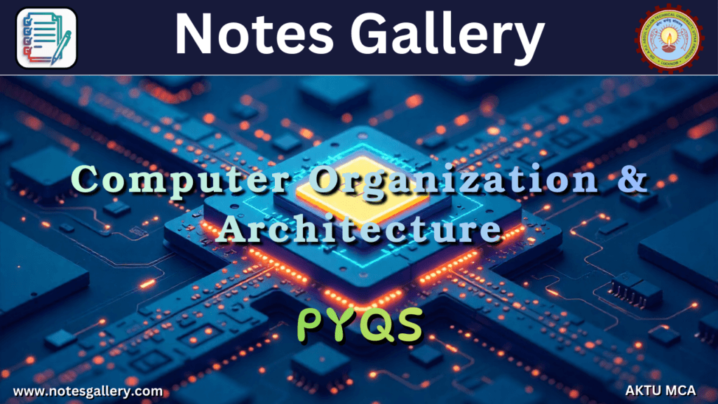 Computer Organization &Architecture