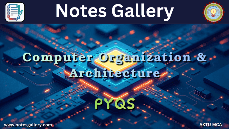 Computer Organization &Architecture