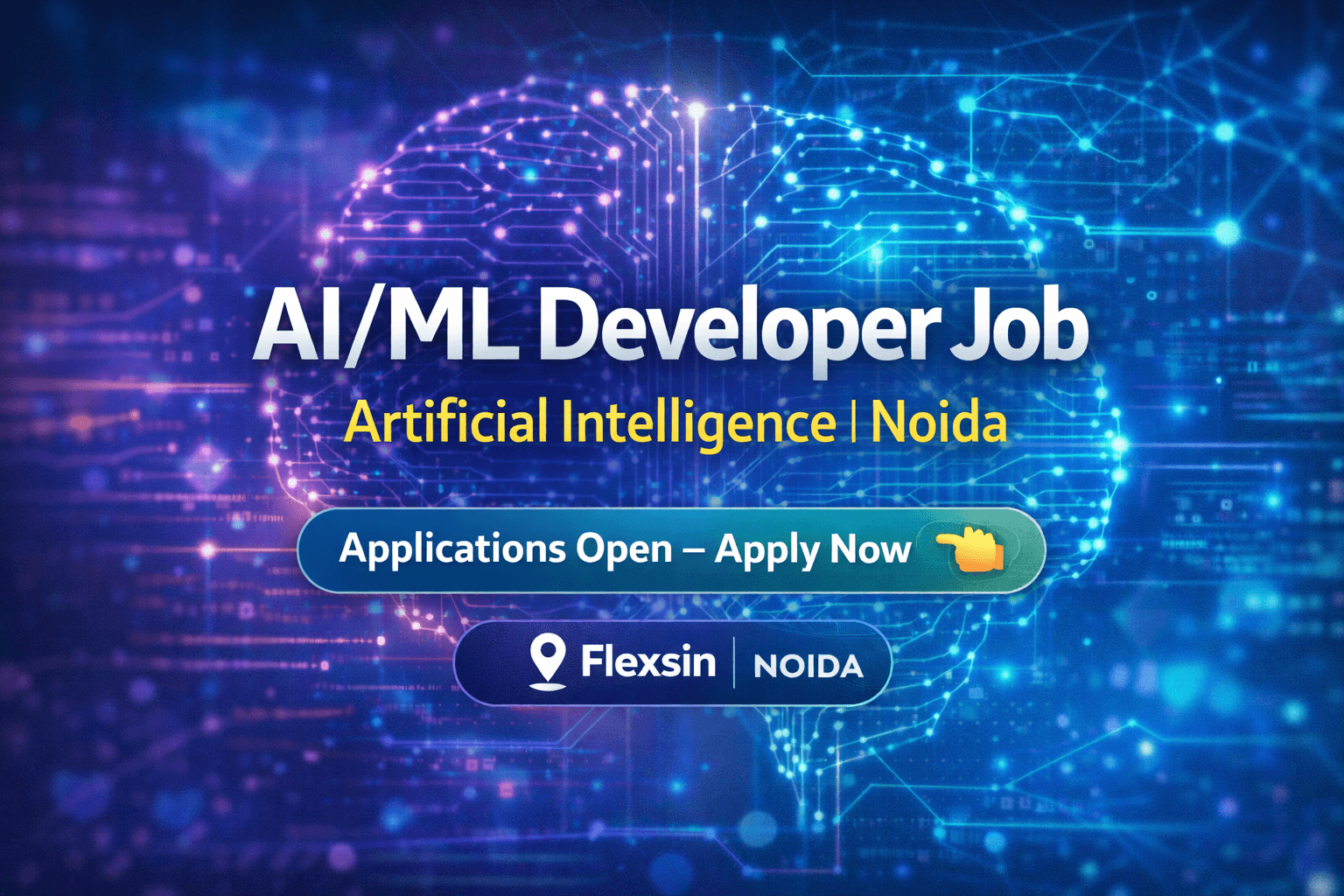 AI/ML Developer Job in Noida at Flexsin – Artificial Intelligence Career Opportunity