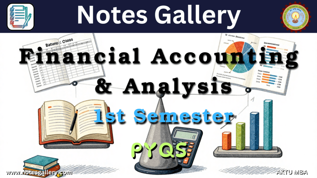 Financial Accounting & Analysis