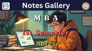 MBA 1st Semester Notes AKTU