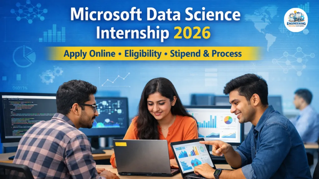 Microsoft Data Science Internship 2026: Apply Online, Eligibility, Stipend & Selection Process