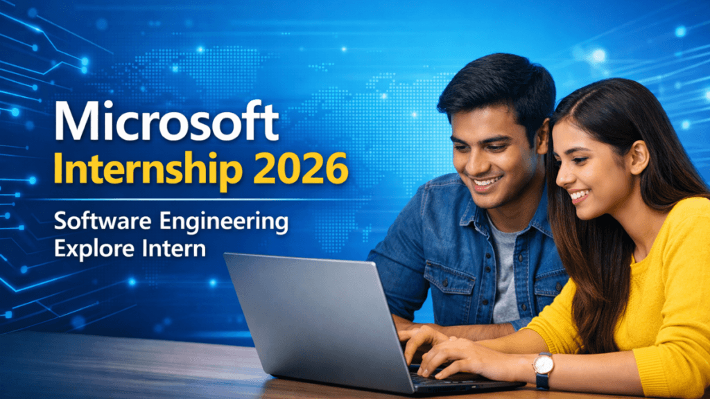 Microsoft Internship 2026, Software Engineering Explore Intern, Microsoft Explore Internship, Microsoft Internship for Students, Microsoft Internship India 2026, Software Engineering Internship, Tech Internship 2026, Paid Internship for Engineering Students, Microsoft Summer Internship, Internship for Computer Science Students, Internship for BTech Students, Microsoft Careers Internship, Software Developer Internship, Coding Internship for Students, Internship with Stipend India, Microsoft Internship for Freshers, Engineering Internship India, Top Tech Internships 2026, Internship Opportunities for Undergraduates, Microsoft Software Engineering Internship