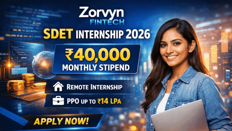 Zorvyn Fintech SDET Internship 2026