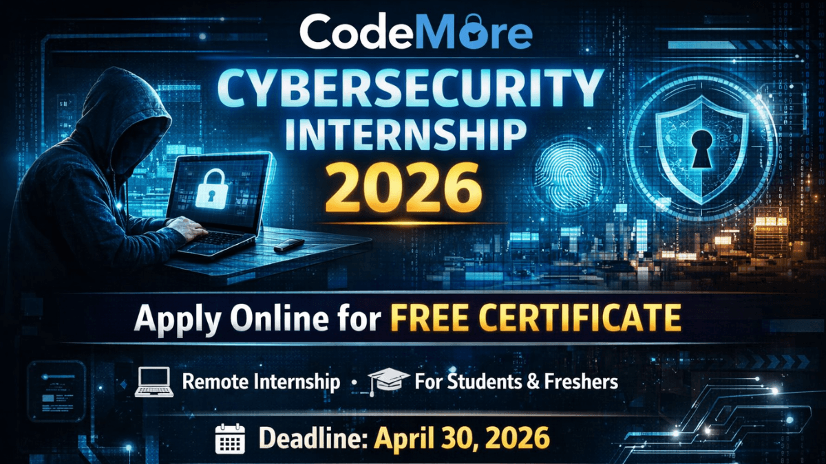 CodeMore Cybersecurity Internship 2026