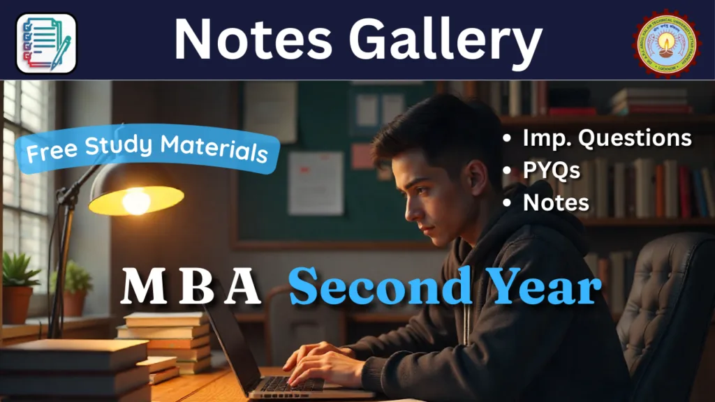 AKTU MBA 2nd Year free study materials