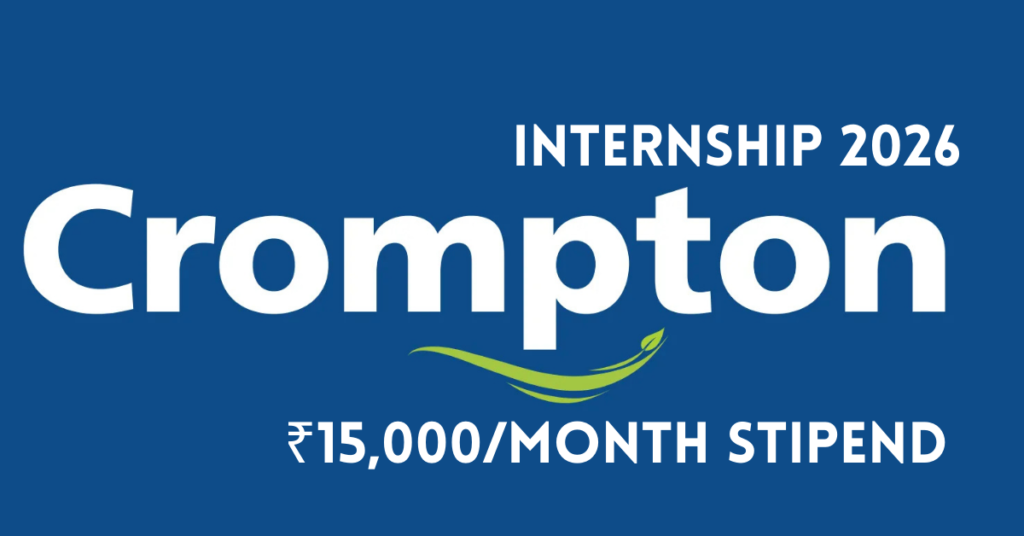 Crompton Greaves Internship 2026