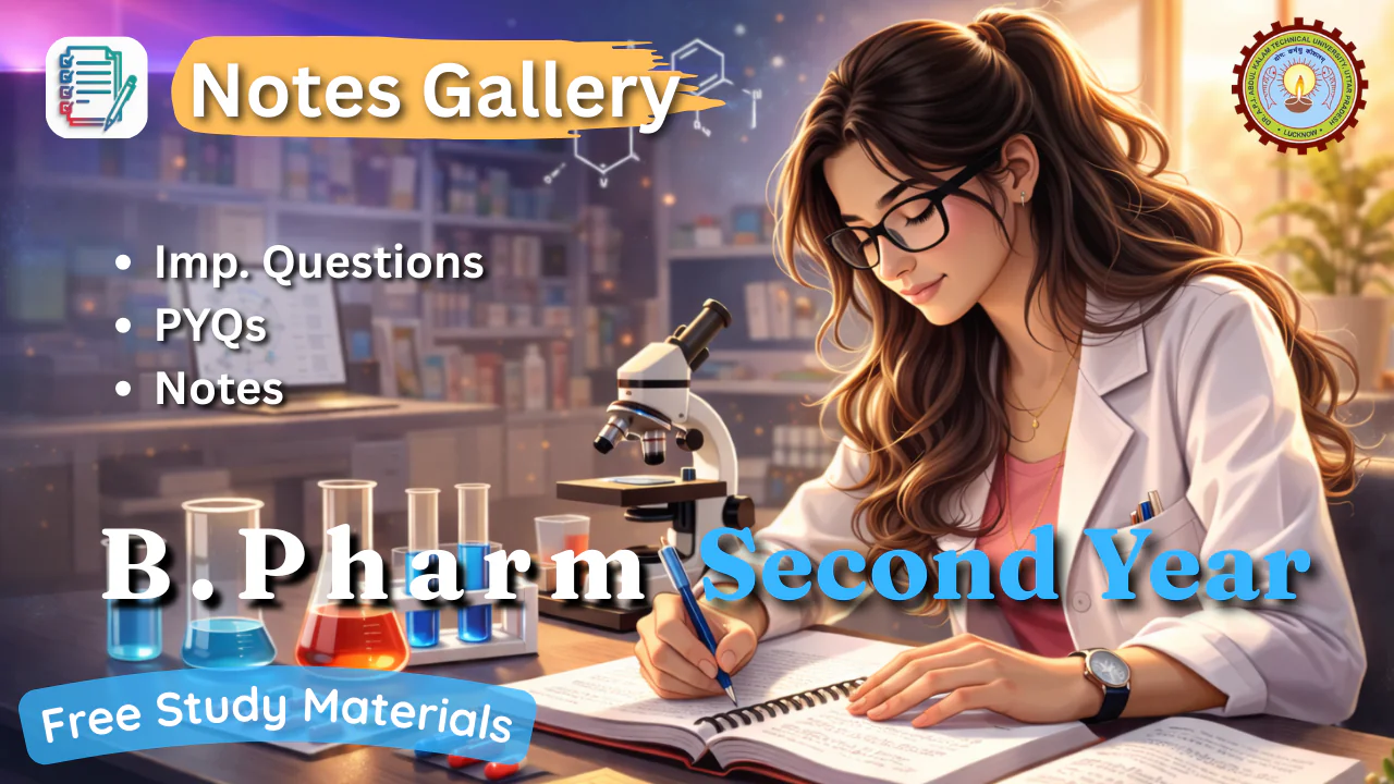 AKTU B.Pharm 4th Year free study materials 4 B.Pharm 2nd Year