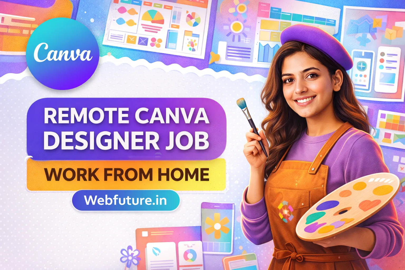 Canva Designer Job at Webfuture.in – Remote Opportunity for Freshers and Students