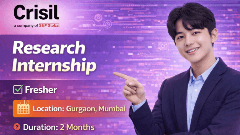 CRISIL Research Internship 2026: Complete Guide for Students in Gurgaon & Mumbai