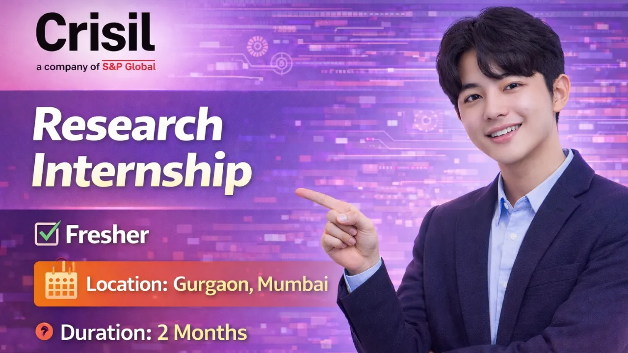 CRISIL Research Internship 2026: Complete Guide for Students in Gurgaon & Mumbai
