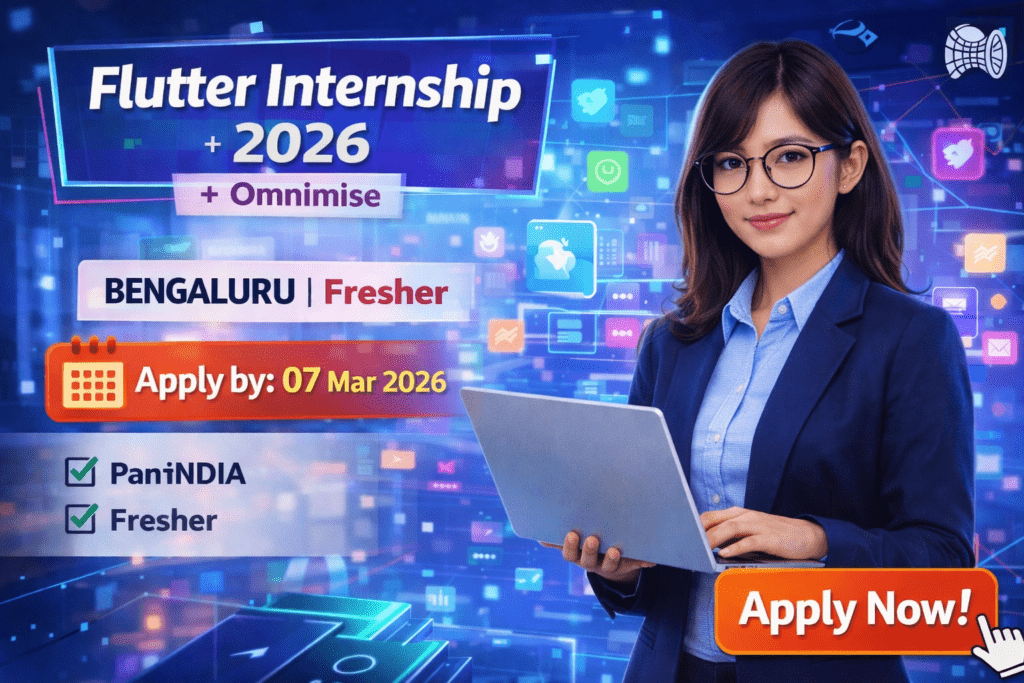 Flutter Internship at Omnimise – Complete 2026 Guide for Students and Freshers