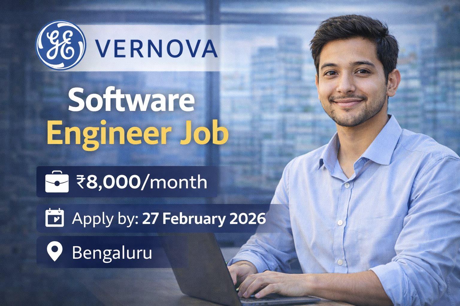 GE VERNOVA Internship Software Engg. job