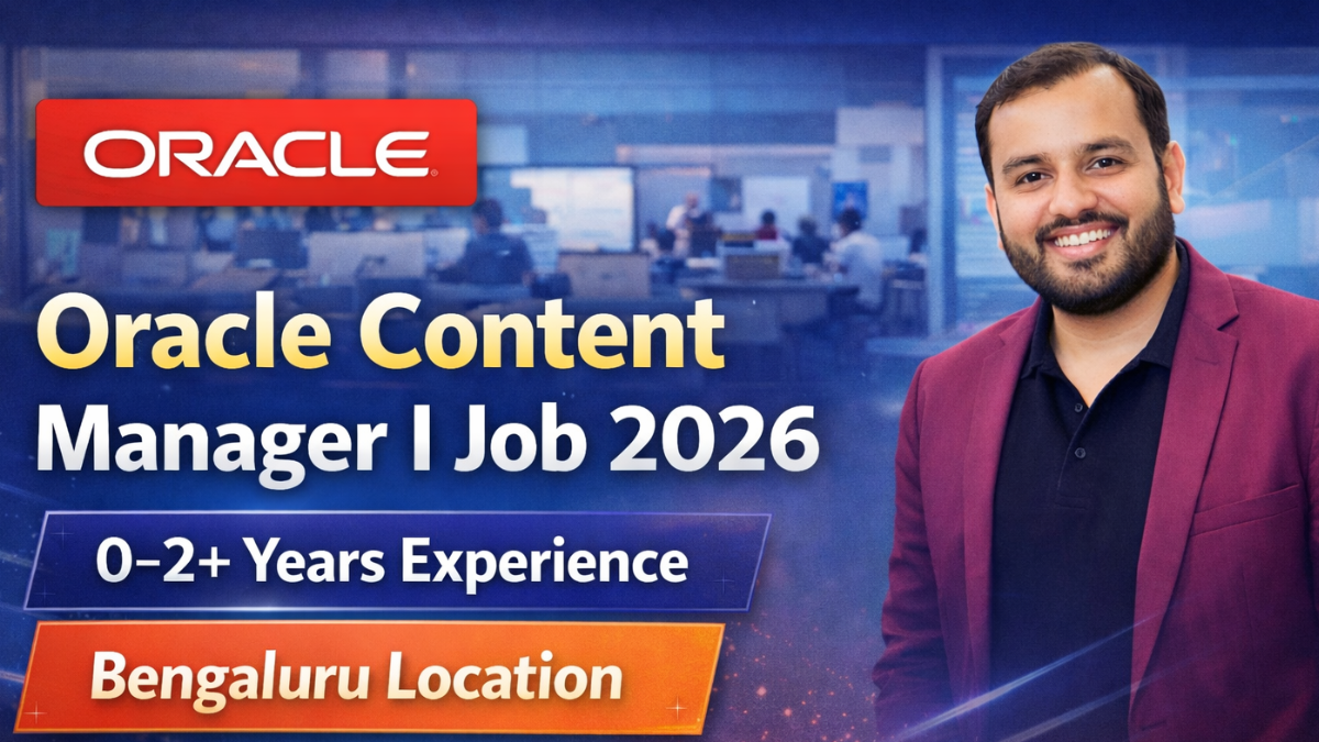 Oracle Job 2026