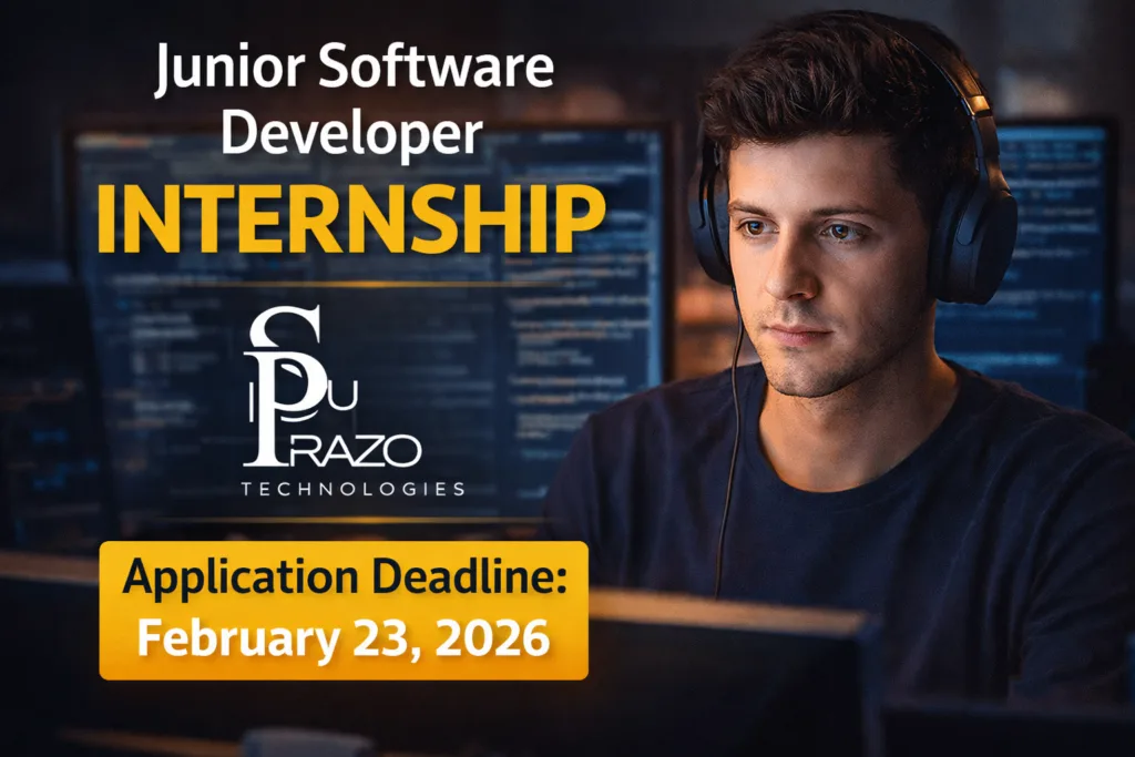 Junior Software Developer Internship at SuPrazo