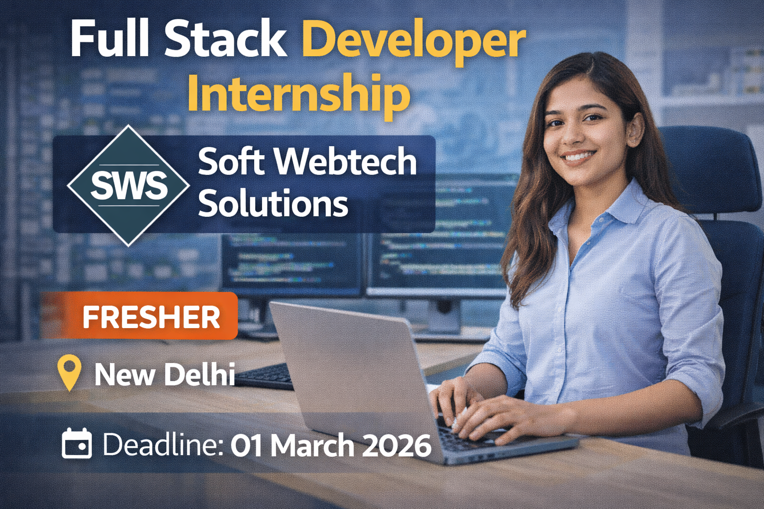 Internship at Soft Webtech Solutions
