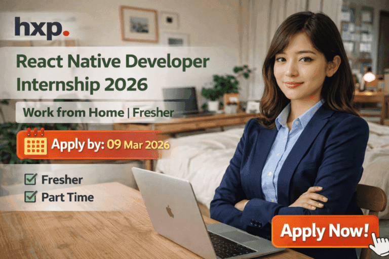 React Native Developer Internship at HxP Technologies – Complete 2026 Guide for Students