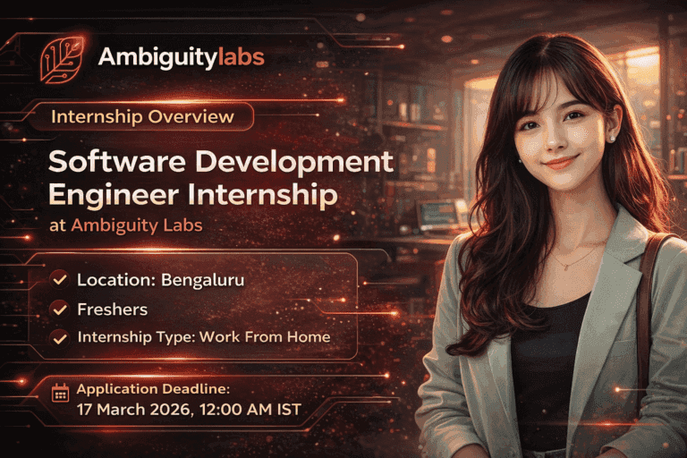 Software Development Engineer Internship at Ambiguity Labs: Complete Guide for 2026 Applicants