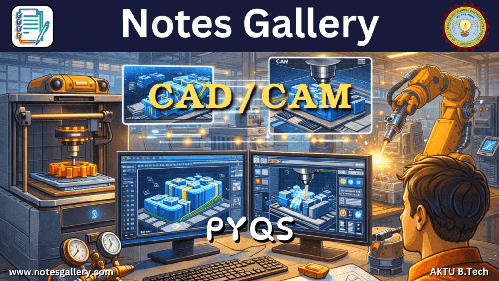 ME 3rd Year PYQs (CAD/CAM)