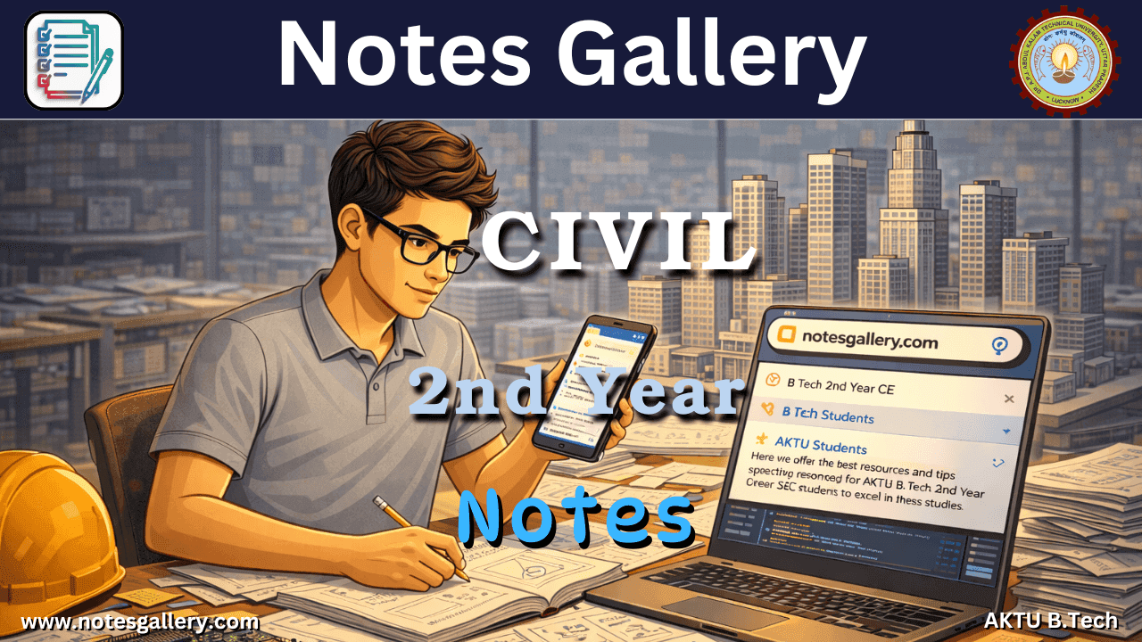 CIVIL 2nd Year Notes - Notes Gallery