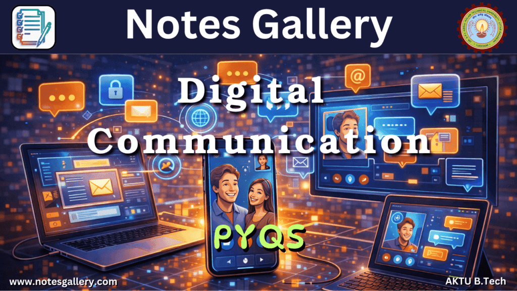 ECE 3rd Year PYQs (Digital Communication )