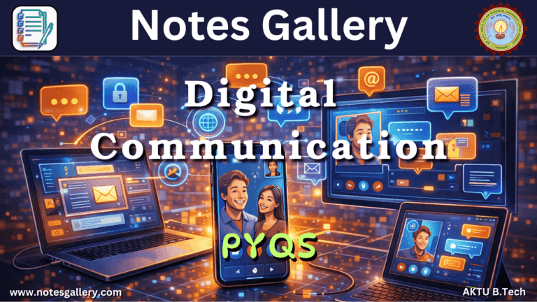 ECE 3rd Year PYQs (Digital Communication )